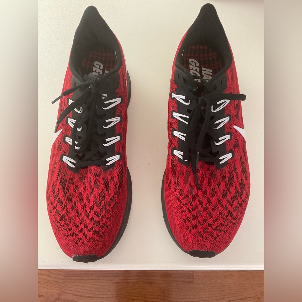Nike- GEORGIA Red and Black Athletic Shoes
